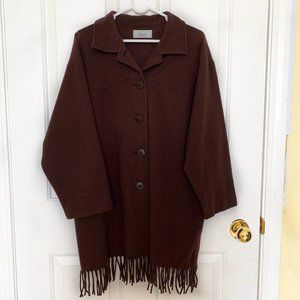 Vintage MADE IN CANADA Eatons Brown Wool Shacket